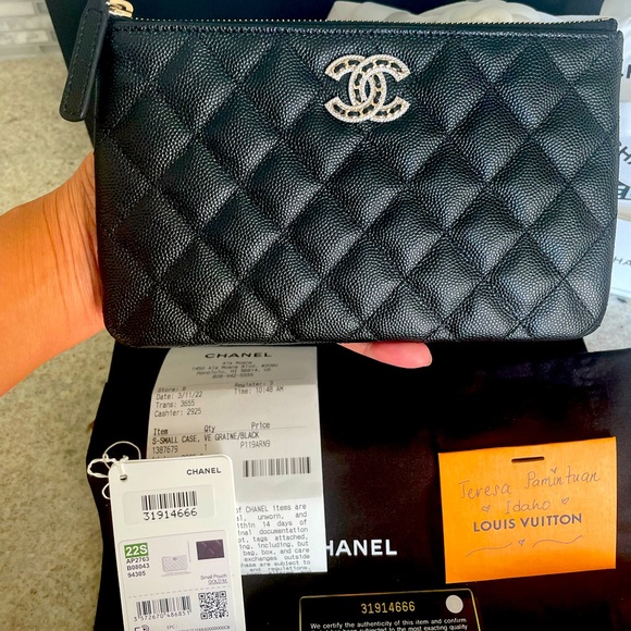 CHANEL Handbags - Authentic Brand New Chanel S-Small O Case Black Caviar GHW 22S